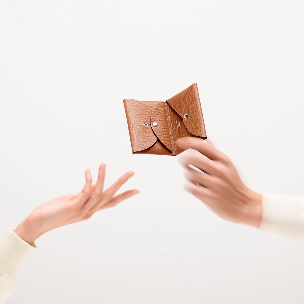 BNIB Hermes Calvi Duo Gold Epsom - Picture 3 of 7
